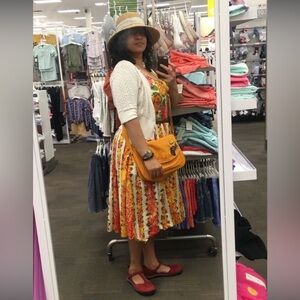 Isaac Mizrahi Floral and Paisley Dress